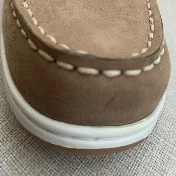 NWT Sperry Shoes: Beige/Cream/Gold, White Sole, 9.5 - Picture 8 of 11